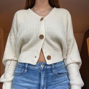 Button up sweater